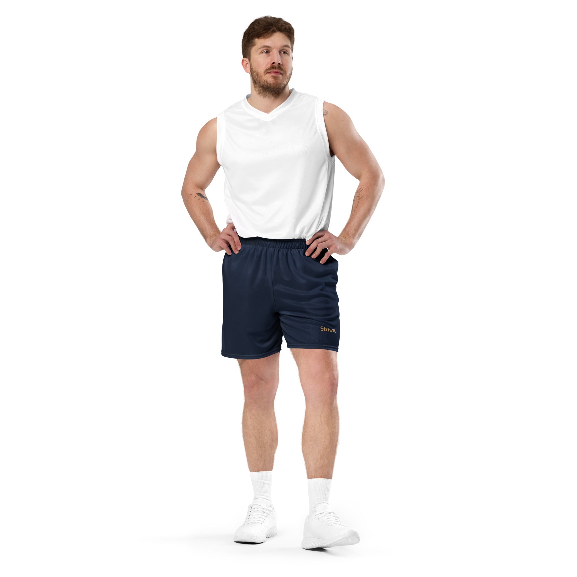 TechFlex Mesh Gym Shorts Blue