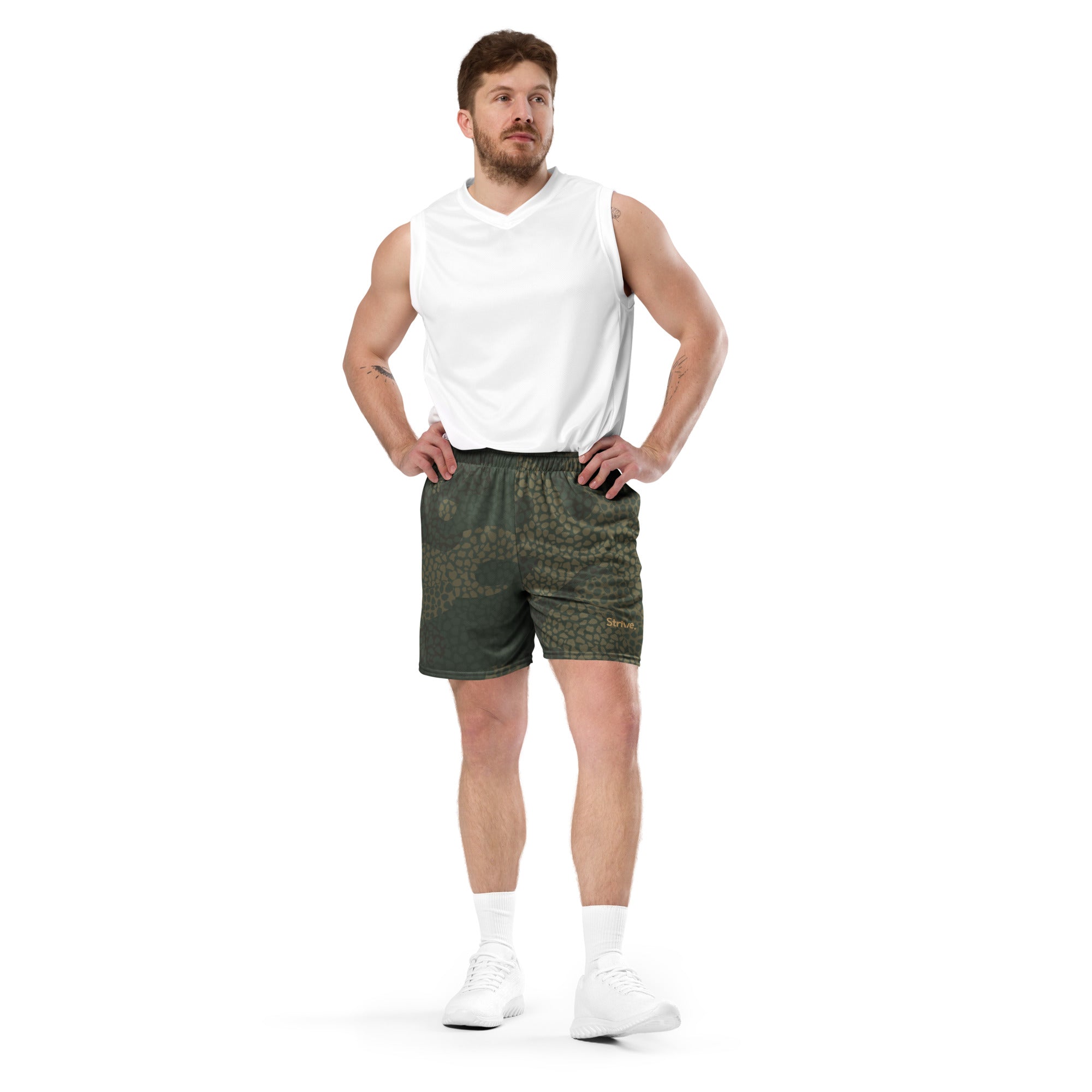 TechFlex Mesh Gym Shorts Camo