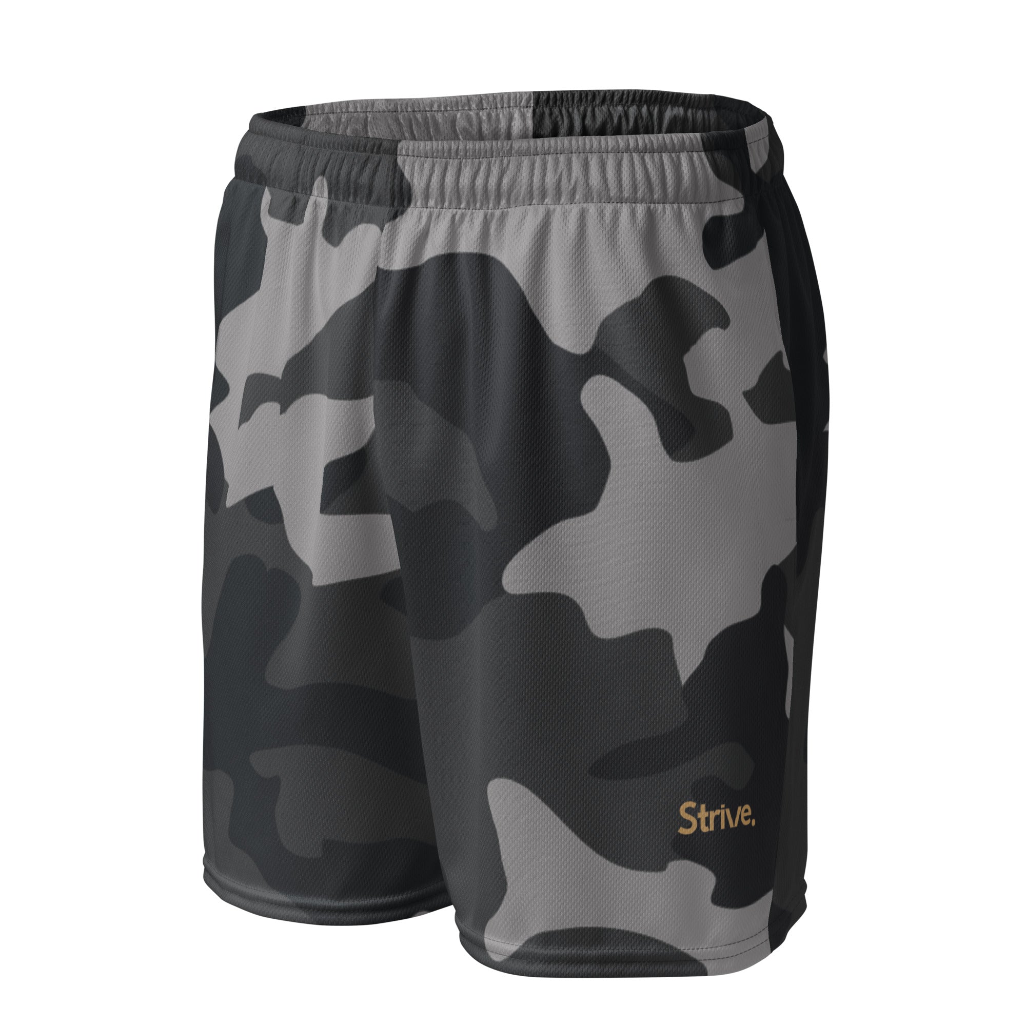 TechFlex Mesh Gym Shorts Camo Grey